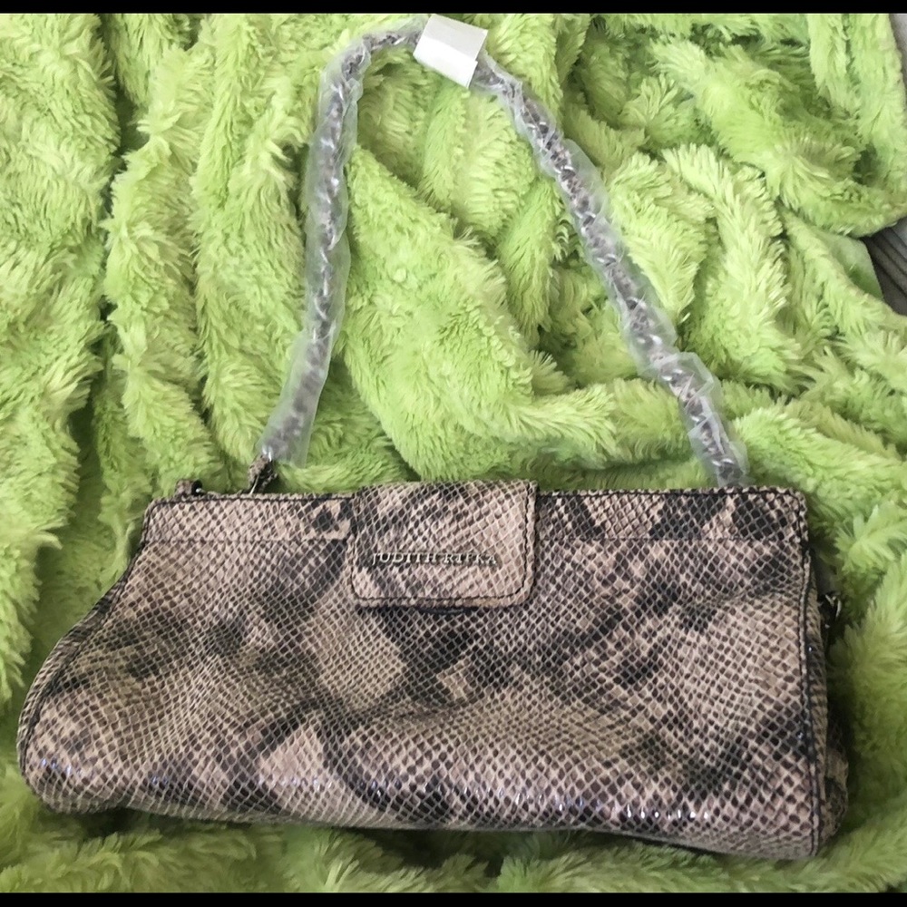 Brand new, never used, Judith Ripka snakeskin purse!